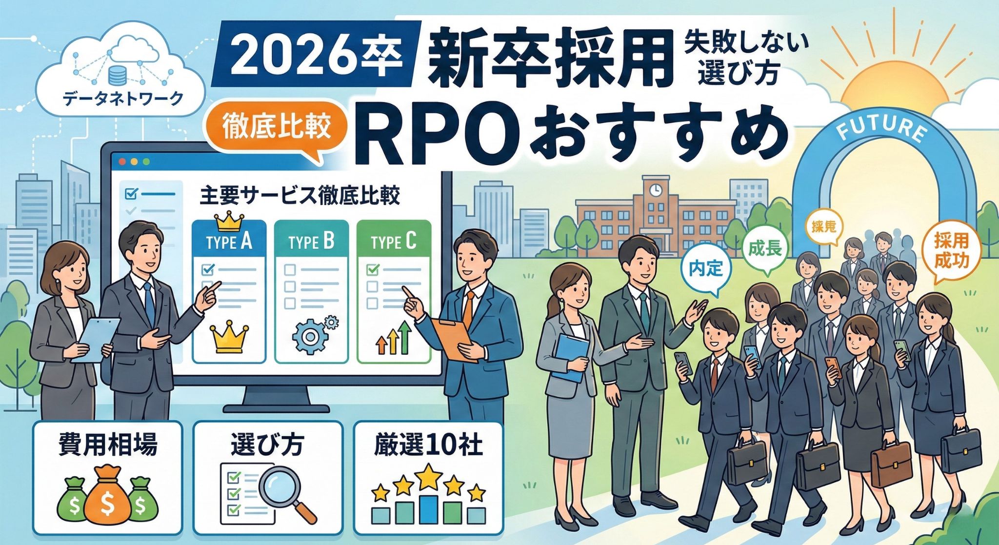 【2026卒】新卒採用向けRPO（採用代行）おすすめ徹底比較
